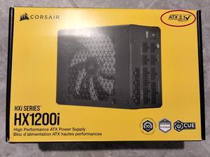 新品 CORSAIR HX1000i 2025 ATX 3.1 Pcie 5.1 Corsair HX1000i 1000 Watt 80 Plus Platinum Certified PSU