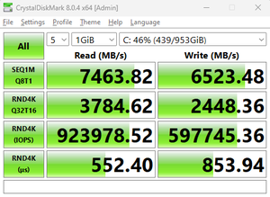 HP FX900 Pro 1TB Gaming NVMe Gen 4 SSD M.2 2280 PCIe 4.0 Internal