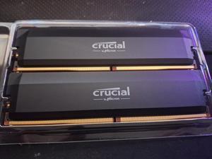 Crucial Pro Overclocking 32GB (2 x 16GB) DDR5 6000 (PC5 Crucial Pro Overclocking 32GB (2 x 16GB) DDR5 6000 (PC5