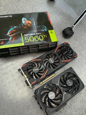 GIGABYTE AERO GeForce RTX 5060 Ti Graphics Card GV-N506TAERO OC