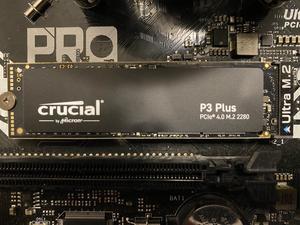 Crucial P3 4TB PCIe 3.0 3D NAND NVMe M.2 SSD, up to 3500MB/s