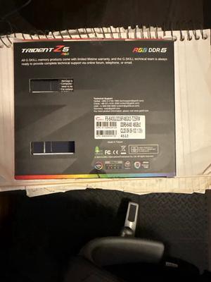G.SKILL Trident Z5 RGB Series 96GB (2 x 48GB) 288-Pin PC RAM DDR5