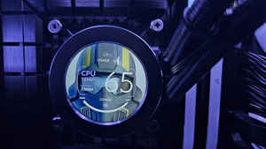 Refroidisseur Tout-en-un Eau SAMA Q60 360 Mm Avec écran LCD 2,8", Ventilateurs Magnétiques LCP, Compatibilité Intel/AMD - Refroidissement Silencieux Puissant