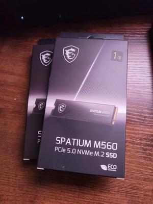 MSI SPATIUM M560 PCIe 5.0 NVMe M.2 1TB Solid State Drive (SSD
