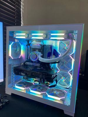 LIAN LI UNI Fan SL120 V2 RGB White 3x 12cm Fan Pack with