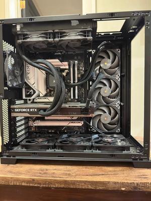 Phanteks T30 PWM 120mm - Pack Da 3 Ventole Per PC Ad Alte Prestazioni - Telaio Da 30mm In LCP - Profili Integrati (Silenzioso/Bilanciato/Prestazioni) - PH-F120T30-BG-3P