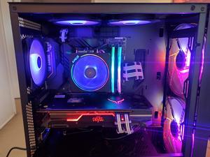 ルア LIAN LI LANCOOL 215 X ATX Steel PC Case Tempered Glass