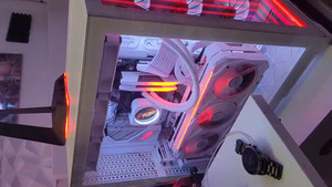 Magniumgear NEO Qube 2 IM Mid-Tower Gehäuse – Dual-Chamber Design Mit Infinity Mirror Front, Temperglas & Hoher Airflow, In Weiß
