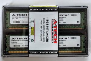 A-Tech 8GB 2Rx4 PC3L-10600R DDR3 / DDR3L 1333 MHz ECC RDIMM 1.35V