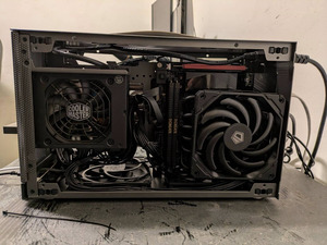 PCCOOLER CPS K101 MESH PC Case, Portable Desktop Mini ITX Case