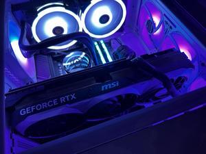 ABS Kaze II Aqua Gaming PC - Windows 11 - AMD Ryzen 7 9800X3D
