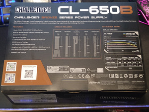 ASRock Challenger CL-550B 550W 80 PLUS BRONZE Certified Non