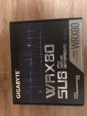 GIGABYTE AMD WRX80 Motherboard with sWRX8 4094 Socket, 8-Channel