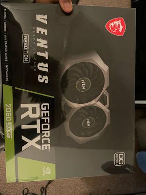 MSI Ventus GeForce RTX 2060 SUPER Video Card RTX 2060 SUPER MSI Ventus GeForce RTX 2060 SUPER Video Card RTX 2060 SUPER