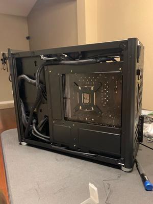 JONSBO D30 WHITE Mini Micro ATX Tower Computer Case, Aluminum