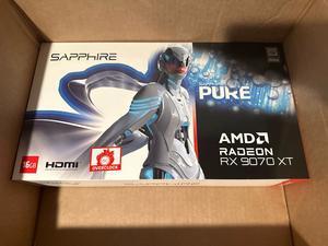 SAPPHIRE PURE Radeon RX 9070 XT 新品未開封 Sapphire AMD Radeon PURE RX 9070 XT 16GB GDDR6 OC Graphics Card 4K