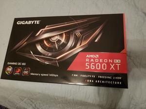 GIGABYTE Radeon RX 5600 XT Graphics Card GV-R56XTGAMING OC-6GD rev