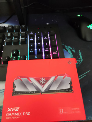 XPG GAMMIX D30 Desktop Memory: 32GB (2x16GB) DDR4 3200MHz CL16 Red