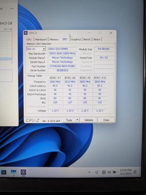 Crucial 32GB (2 x 16GB) 262-Pin DDR5 SO-DIMM DDR5 5600 Laptop
