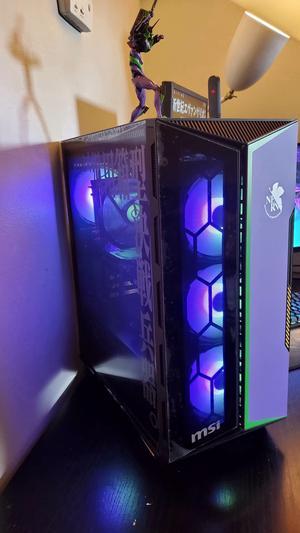 MSI MPG GUNGNIR 110R EVA e-PROJECT Black Computer Case