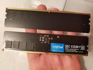Crucial 32GB (2 x 16GB) DDR5 5600 (PC5 44800) Desktop Memory Model 