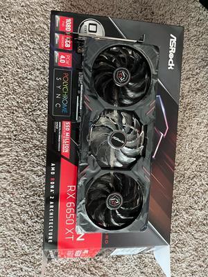 ASRock Challenger D Radeon RX 6650 XT Graphics Card RX6650XT ASRock Challenger D Radeon RX 6650 XT Graphics Card RX6650XT