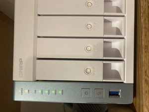 QNAP 1-Bay Personal Cloud NAS for Backup and Data Sharing 4-core