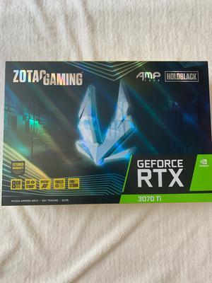 ZOTAC GAMING GeForce RTX 3070 Ti AMP Holo 8GB GDDR6X 256-bit ZOTAC GAMING GeForce RTX 3070 Ti AMP Holo 8GB GDDR6X 256-bit