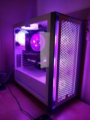 6 Pack RGB Case Fans,COOLMOON 120mm Silent Computer Cooling PC