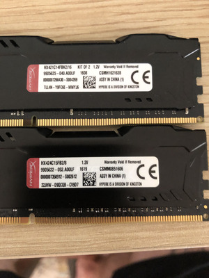 HyperX Fury 32GB (4 x 8GB) DDR4 2133MHz DRAM (Desktop Memory) CL14