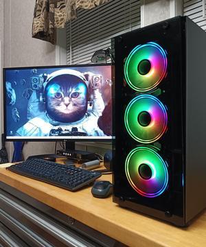 SAMA 6CF1201 ARGB Computer Case Fan Infinite mirror Computer