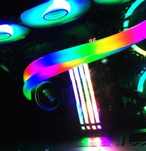 SAMA PS360 Black AIO Liquid Cooler 360mm ARGB CPU Radiator