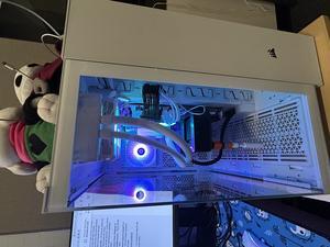 CORSAIR iCUE LINK 6500X RGB Mid-Tower Dual Chamber PC Case – White