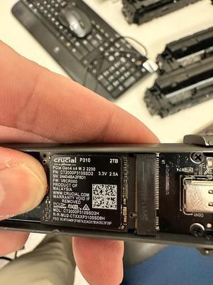 Crucial P310 1TB PCIe Gen4 2230 NVMe M.2 SSD - Up to 7,100