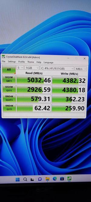 SSD Crucial P3 PLUS 4To M.2 NVMe PCIe 4.0 22X80 4800Mo/s Gar 5 ans