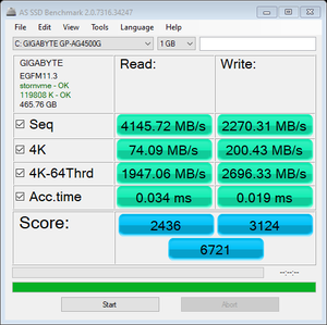 GIGABYTE AORUS Gen4 M.2 2280 1TB PCI-Express 4.0 x4, NVMe GIGABYTE AORUS Gen4 M.2 2280 1TB PCI-Express 4.0 x4, NVMe