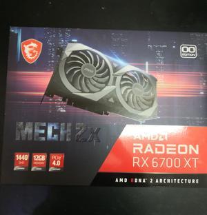 MSI Mech Radeon RX 6700 XT Video Card RX 6700 XT MECH 2X 12G MSI Mech Radeon RX 6700 XT Video Card RX 6700 XT MECH 2X 12G