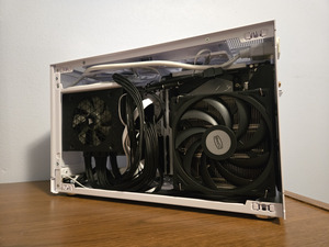 PCCOOLER CPS K101 MESH PC Case, Portable Desktop Mini ITX Case