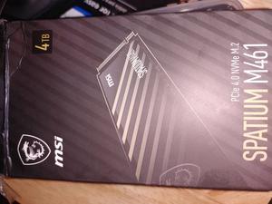 MSI M461 M.2 2280 4TB PCI-Express 4.0 x4 3D NAND Internal