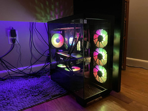 CORSAIR iCUE LINK 3500X RGB Mid-Toren ATX PC-Behuizing - Panoramisch Gehard Glas - Omgekeerde Aansluiting Moederbordcompatibel - 3x CORSAIR RX120 RGB Ventilatoren Inbegrepen - Zwart CORSAIR iCUE LINK 3500X RGB Mid-Toren ATX PC-Behuizing - Panoramisch Gehard Glas - Omgekeerde Aansluiting Moederbordcompatibel - 3x CORSAIR RX120 RGB Ventilatoren Inbegrepen - Zwart