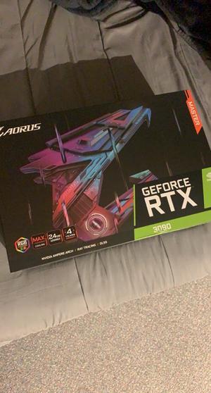 GIGABYTE AORUS GeForce RTX 3090 MASTER 24GB Video Card, GV