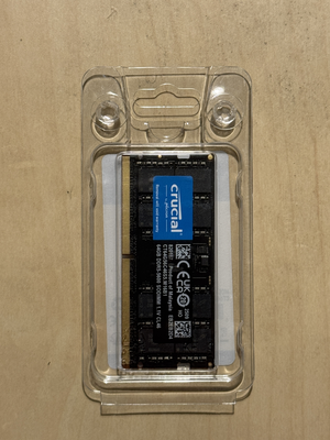 Crucial 32GB 262-Pin DDR5 SO-DIMM DDR5 5200 Laptop Memory