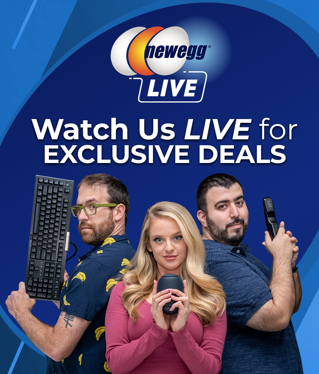 Newegg Live! Humpday deals with Boston Tom. Shop deals now!
