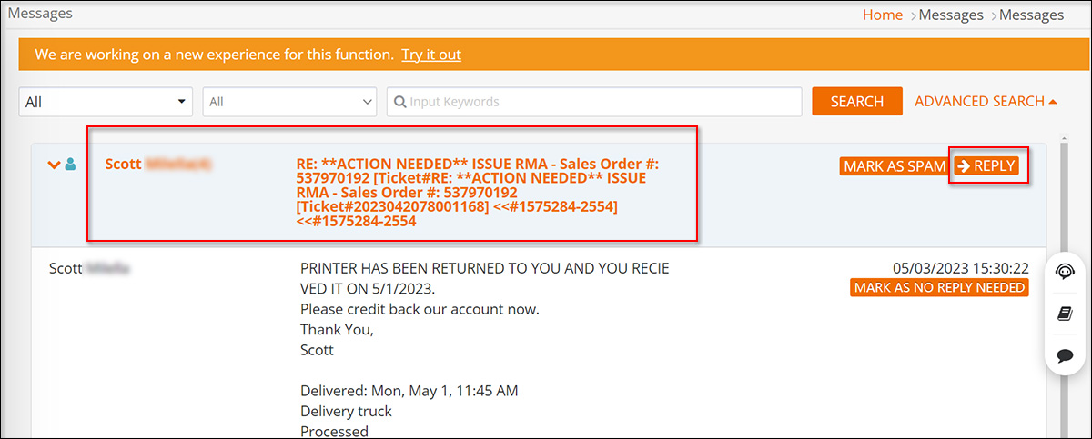 Contacting a Marketplace seller - Newegg Knowledge Base