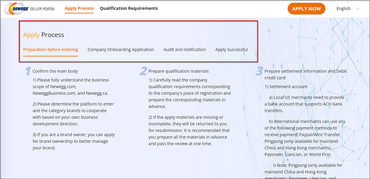 Change to Seller Registration Requirements - Seller Portal