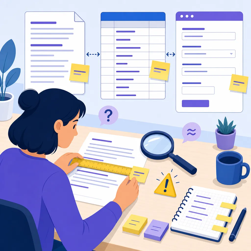 Estimating character counts manually across different documents and platforms, resulting in discrepancies