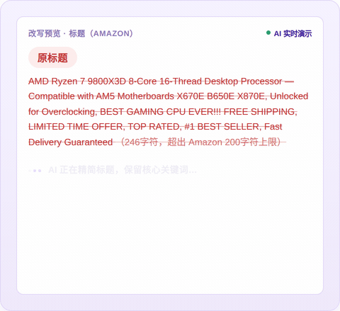 Listing 优化工具改写效果演示