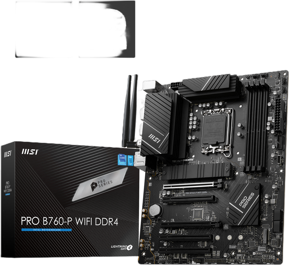 MSI PRO B760-P WIFI DDR4 Motherboard 