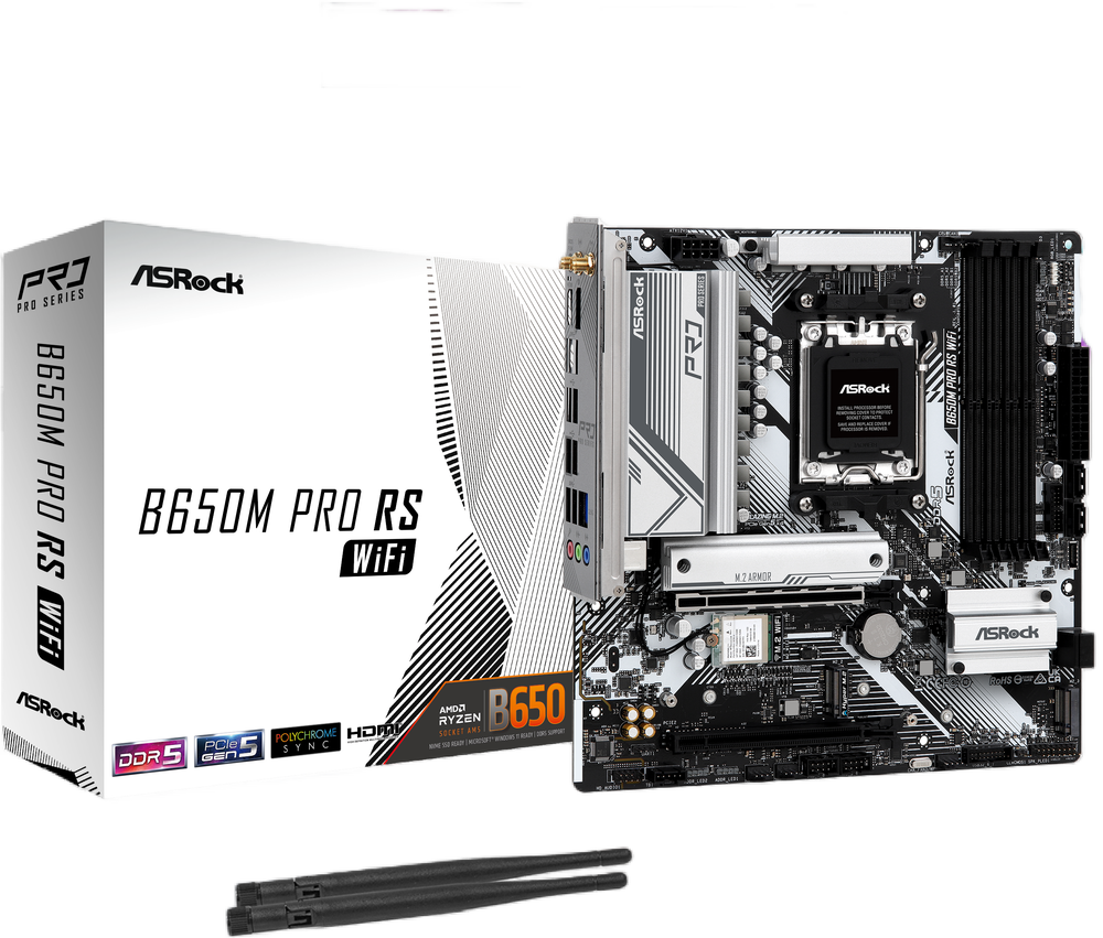 ASRock B650M Pro RS WiFi Motherboard 