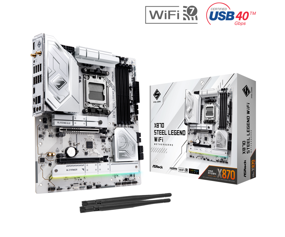 ASRock X870 STEEL LEGEND AM5 Board